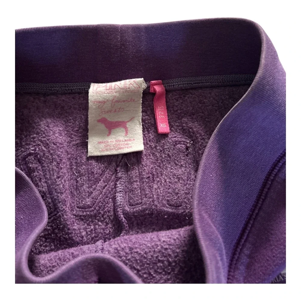 Victorias Secret Vintage Pink Drawstrings Cropped Sweatpant Womens XS Purple Y2K